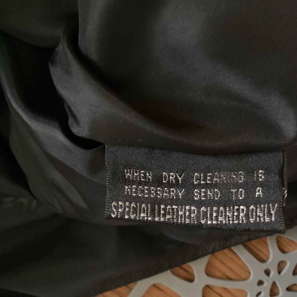 Vintage Wilson’s Women’s Leather Coat With Suede Paisley Design Sz S - Picture 9 of 15